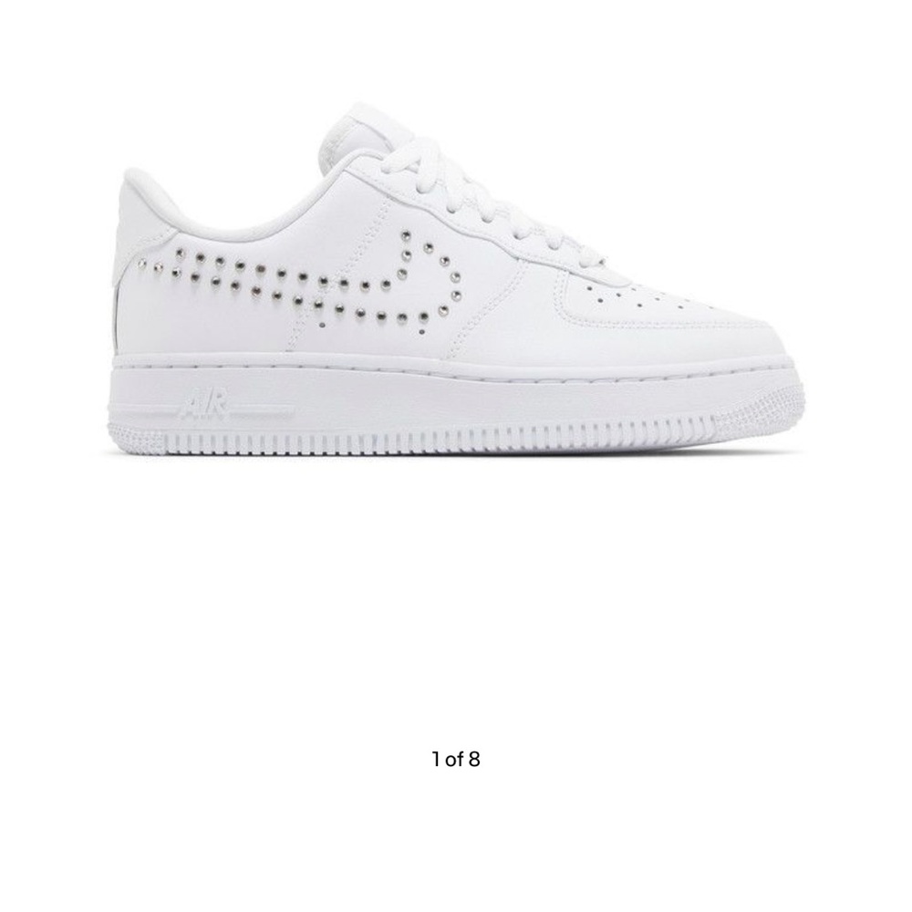 Nike White Studded Sneakers